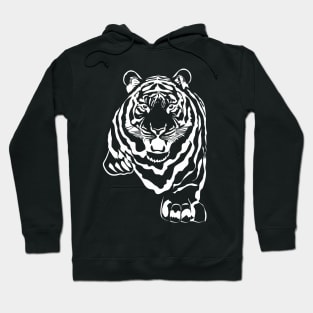 Tiger (white print) Hoodie